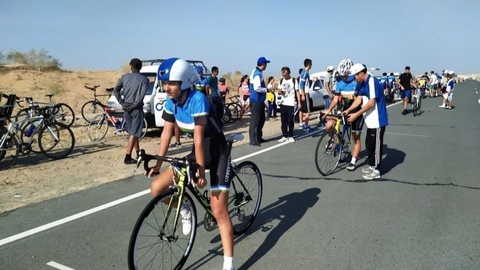 Нөкісте велоспорт бойынша мемлекет чемпионатқа старт берілді