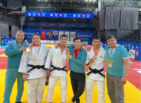 Жас дзюдошыларымыз Еуропа кубогында жалпы командалық есепте екінші орынды алды