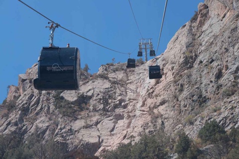 «Замин» туристік-рекреацион  аймағында аспалы жол іске қосылды