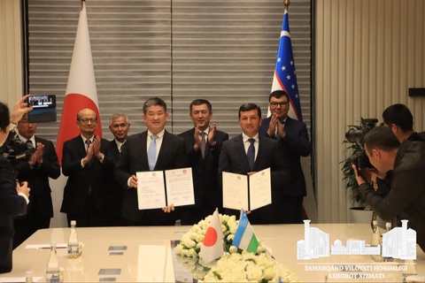 Нара ва Самарқанд шаҳарлари ўртасида биродарлик битими имзоланди