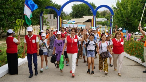 “Гулзор” болалар соғломлаштириш оромгоҳида 308 нафар қорақалпоғистонлик болалар дам олмоқда