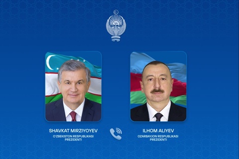 Лидеры Узбекистана и Азербайджана рассмотрели вопросы реализации договоренностей на высшем уровне