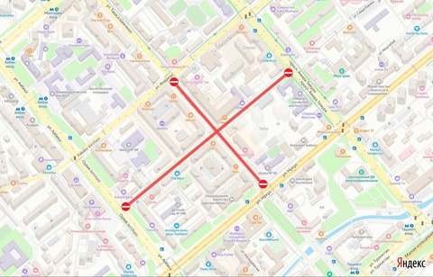 В центре Ташкента на четыре дня ограничат движение транспорта