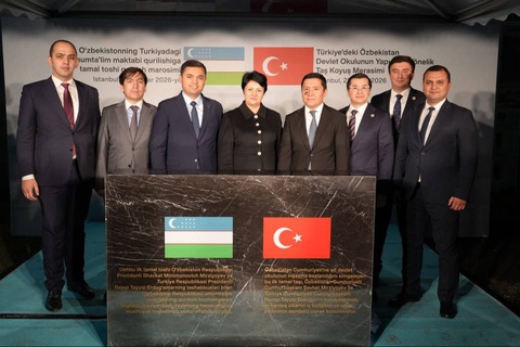 Истанбулда Ўзбекистон умумтаълим мактаби қурилишига тамал тоши қўйилди