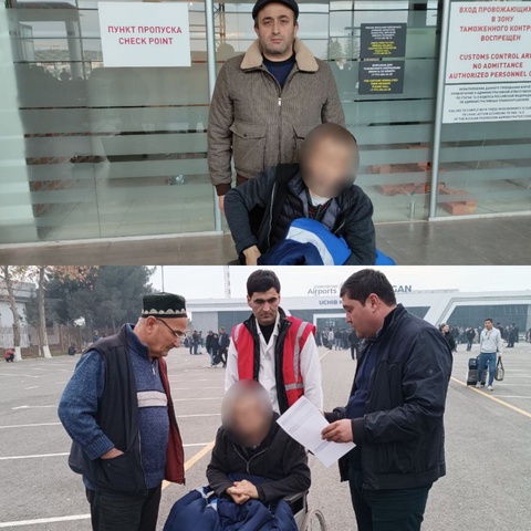 Екатерингбургда қийин аҳволда қолган юртдошимиз Ўзбекистонга олиб келинди