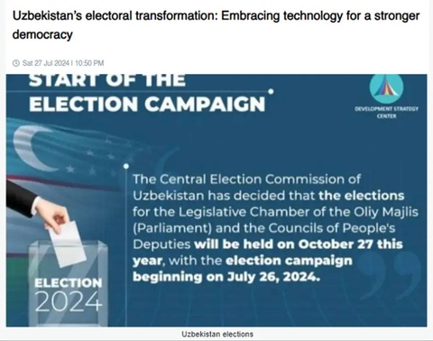 АИ “Сада ал-Балад”: Интихоботи порлумонӣ дар Ӯзбекистон дар заминаи нави интихоботӣ баргузор мешавад