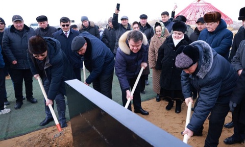 Жаңа заводтың ирге тасы қаланды