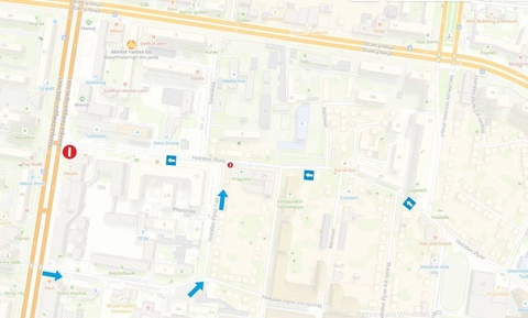 В Юнусабадском районе Ташкента изменили схему движения на улице Ниёзбек йўли