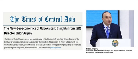 Международное издание «Times of Central Asia» опубликовало интервью с директором ИСМИ Элдором Ариповым