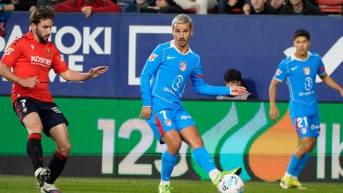 «Атлетико» выиграл на выезде у «Осасуны»