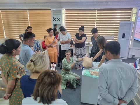 В Центре здоровья матери и ребенка проходит пятидневный тренинг