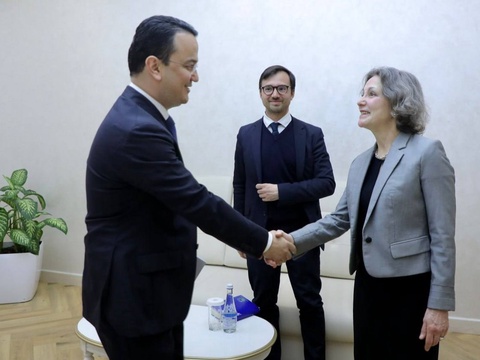 Инвестициялар, саноат ва савдо вазири Франция Элчиси Орелия Бушез билан учрашув ўтказди