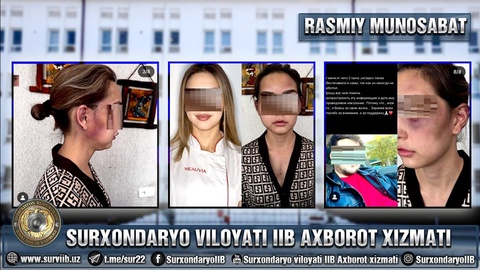 Surxondaryoda ayol eri tomonidan ayovsiz kaltaklangani aytilmoqda