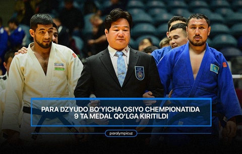 Uzbekistan national team won 9 medals at the Asian Judo Championships