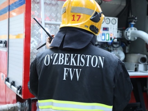 Buxoro viloyatidagi neft saqlash omborida yong‘in sodir bo‘ldi
