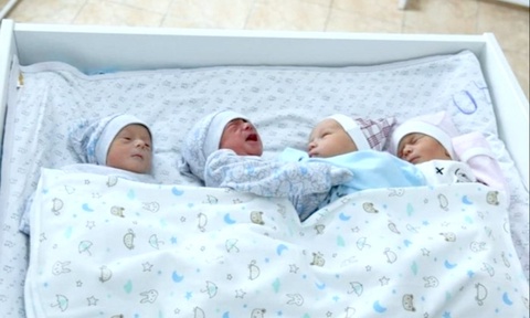 Toshkent viloyati IIBB xodimi oilasida toʻrt nafar egizak farzand dunyoga keldi