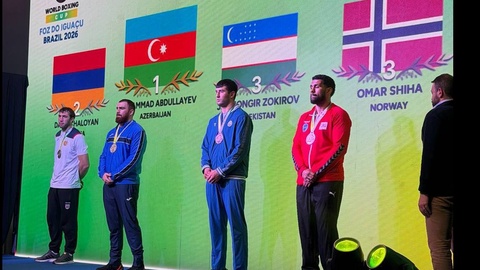 Фарзона Фозилова и Навбахор Хамидова - победительницы первого этапа Кубка мира по боксу!