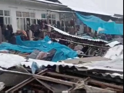 Andijonda bozor rastasi qulashi oqibatida bir nafar tadbirkor jarohat oldi