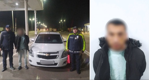 Olib qochilgan avtomobil “Qamchiq” dovonida toʻxtatildi