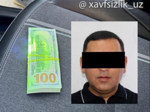 Jinoyatda ayblangan advokat yana jinoyat ustida ushlandi