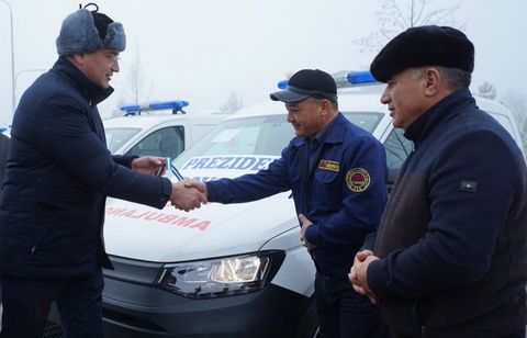 Жедел жәрдем  аудандық бөлімдеріне  Президент сыйлығы – «Volkswagen Caddy»  жедел жәрдем көліктері табыс етілді