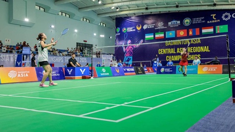 В Ташкенте стартовал чемпионат Центральной Азии по бадминтону