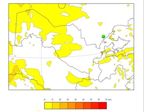 Oʻzgidromet kuchli shamol va chang-toʻzon koʻtarilishidan ogohlantirdi