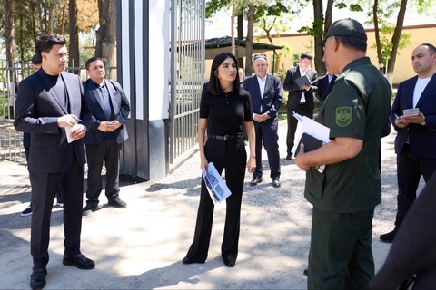 Саида Мирзиёева ознакомилась с ходом реализации проектов водоснабжения и развития социальной инфраструктуры в Самаркандской области