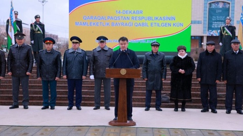 Байрағымыз – жақсылық, пәклик, тынышлық тымсалы