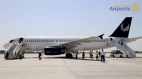Andijan Airport has resumed international flight service