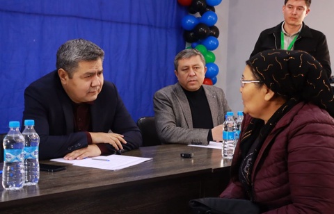 Гезектеги көшпели қабыллаў Төрткүл районында өткерилди