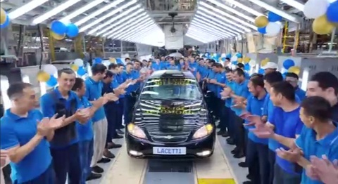 UzAuto Motors: soʻnggi Chevrolet Lacetti ishlab chiqarildi