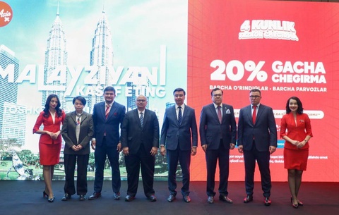 AirAsia launches new flights via Tashkent