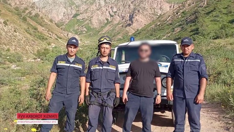 “Чимён“ тоғида адашиб қолган фуқаро қутқарилди