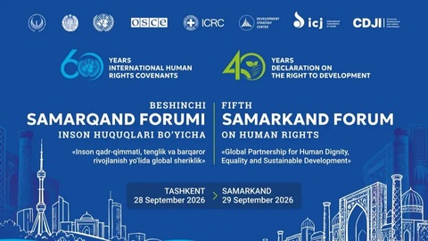 “Samarqand ruhi” – inson qadri uchun global muloqot
