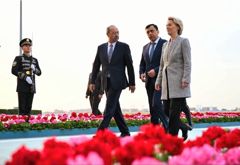 Раиси Комиссияи Аврупо Урсула фон дер Ляйен ба Самарқанд омад