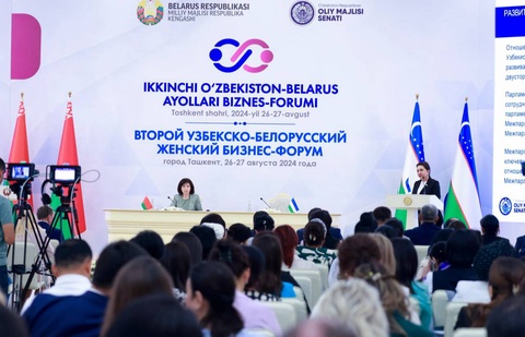 Ташкентте Өзбекстан-Беларусь әйелдерінің Екінші бизнес форумының жалпы мәжілісі өтті