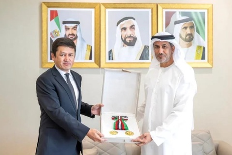 БАА Президенти Ўзбекистон элчисини Биринчи даражали “Мустақиллик” ордени билан тақдирлади