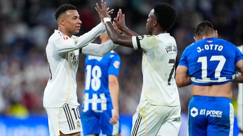 Мбаппе и Винисиус утешили публику «Реала» победой над «Алавесом»