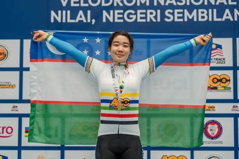 Велоспортшыларымыз Азия чемпионатында 3 алтын ҳәм 5 қола медалына ийе болды