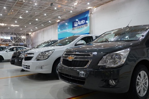 O'zbekistonda 8 oyda eng ko'p “Cobalt” avtomobili ishlab chiqarilgan