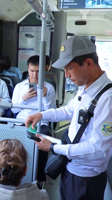 В Ташкенте на 12 автобусных маршрутах усилен контроль оплаты проезда