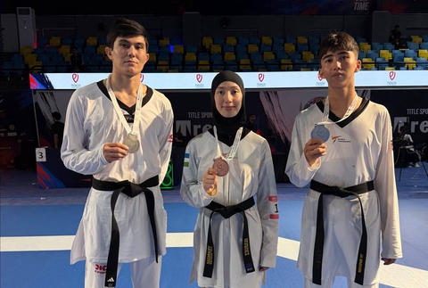 Таэквондисты Узбекистана завершили турнир «World Taekwondo President’s Cup» с 9 медалями