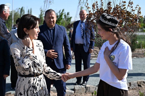 В Хиве создается новый зеленый сад