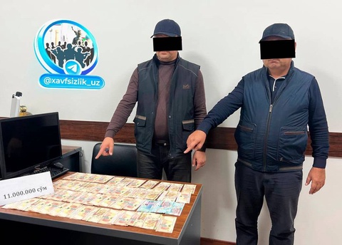 В Сырдарьинской области задержаны сотрудники ОВД, вымогавшие у задержанных более 60 млн сумов