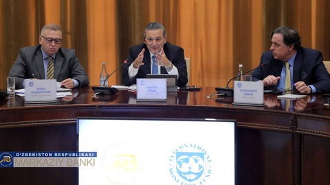 The Central Bank discussed the macroeconomic situation in Uzbekistan with representatives of the IMF mission