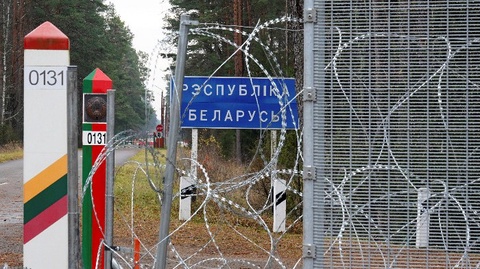 Vilnyus Minskka Litva-Belarus chegarasining yopilishi haqida rasman xabar berdi