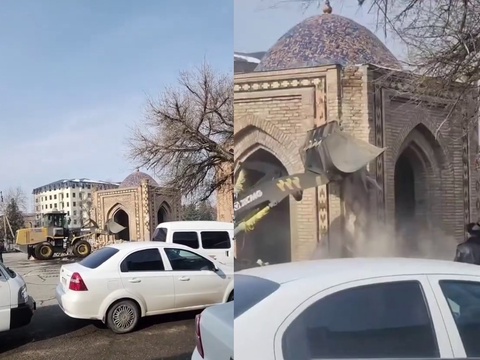 Samarqandda tarixiy bino buzib tashlangani rad etildi