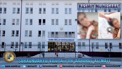 Surxondaryoda erkak ayoli va yangi tugʻilgan bolasini bir oy molxonada saqladi