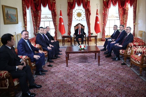 Tashqi ishlar vaziri Baxtiyor Saidov Turkiya Prezidenti bilan uchrashdi